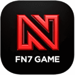 FN7 GAME logo with bold red design on black background.